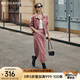 Olrain歐芮兒法式粉色牛仔外套女春裝新款復(fù)古甜美休閑外套 粉色 L
