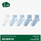 松山棉店兒童襪子男女童A類全網(wǎng)眼夏季薄款透氣棉柔親膚低筒襪 升級(jí)款-白+2淺藍(lán)+2深藍(lán) 5雙 均碼 （22-24cm）