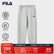 FILA 斐樂(lè )官方針織長(cháng)褲2025秋季休閑衛褲男寬松收口運動(dòng)褲加絨