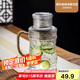 唯銘諾玻璃水壺耐高溫冷水壺家用涼水壺復(fù)古泡茶養(yǎng)生花茶壺涼白開(kāi)扎壺