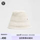 lululemon丨Cotton Crochet 女士棉混紡鉤針編織漁夫帽 LW9FOCS 淺象牙白 S/M