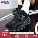 FILA【男女同款】斐樂男女鞋跑步鞋掠奪者舒適休閑鞋透氣慢跑運動鞋 黑/中灰-BM【男款】 41