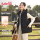 班尼路（Baleno）戶(hù)外休閑運動(dòng)棉馬甲女冬季潮流時(shí)尚保暖鎖溫親膚順滑柔軟百搭外套