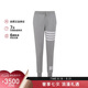 湯姆 布朗（THOM BROWNE）【七夕禮物】女士運(yùn)動(dòng)褲衛(wèi)褲淺灰色 FJQ001A 00535 055 40碼 M