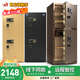 虎牌【安防新柜 線(xiàn)下同款】大型保險柜家用保管柜全鋼保管箱指紋密碼床頭入墻保險箱辦公夾萬(wàn) 1.5米雙門(mén)-咖色（留言備注可改發(fā)黑色或金色） 指紋款（鑰匙/密碼/指紋解鎖）