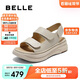百麗簡(jiǎn)約勃肯鞋女25夏新商場(chǎng)同款涼鞋D9J2DBL5 米色 37