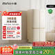 小吉（MINIJ）[國(guó)家補(bǔ)貼20%]512L雙變頻風(fēng)冷無(wú)霜一級(jí)能效十字對(duì)開(kāi)門客廳奶油風(fēng)復(fù)古冰箱四門BCD-JS512WB