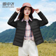 雪中飛羽絨內(nèi)膽女輕薄羽絨服女短款2024年新款冬季內(nèi)搭修身時(shí)尚羽絨服外 黑色 XL (170)