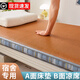 南極人（NanJiren）單人床墊學生宿舍床墊0.9m1.9m褥子打地鋪睡墊子冬夏兩用涼席地墊 簡熙藍格-厚約4.5cm【吸濕透氣】 宿舍床-90*190cm