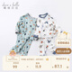 戴維貝拉（DAVE＆BELLA）兒童內(nèi)衣套裝秋裝男童秋衣寶寶家居服睡衣秋褲童裝