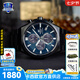 卡西歐（CASIO）商務(wù)休閑日韓手表男士太陽能鬧鐘防水鋼帶皮帶石英腕表送男友禮物 EFS-S630DC-2A藍(lán)寶石太陽能