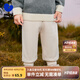 迷你巴拉【蹦蹦褲】褲子冬新款加絨保暖抑菌長褲 淺卡其50311 90 cm