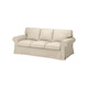 宜家（IKEA）EKTORP愛(ài)克托布藝沙發(fā)客廳北歐風(fēng)現代簡(jiǎn)約三人沙發(fā) 淡米色許蘭達沙發(fā)
