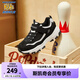 Skechers斯凱奇男女童運動(dòng)鞋老爹鞋復古潮款兒童鞋舒適黑白熊貓鞋8701646L 巧克力醬 37