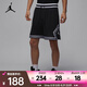 耐克（NIKE）Jordan Sport Dri-FIT Diamond 男子速干網(wǎng)眼布短褲 HF9911-010 XL