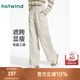 熱風(fēng)女士工裝褲2025年夏季薄款簡(jiǎn)約戶(hù)外運動(dòng)風(fēng)束腳工裝褲直筒休閑褲子 03米色 M