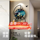 美世達（MEISD）鐘表掛鐘客廳北歐輕奢家用時(shí)尚掛表現代創(chuàng  )意簡(jiǎn)約裝飾掛墻個(gè)性時(shí)鐘 中號:35*66cm 表盤(pán)31cm