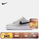 NIKE 耐克男女空軍一號(hào)休閑板鞋AIR FORCE 1內(nèi)嵌氣墊緩震小白鞋大童鞋 FZ1021-001 40 【建議腳長(zhǎng)25cm】