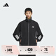 adidas休閑寬松三條紋撞色夾克外套男裝阿迪達(dá)斯官方輕運(yùn)動(dòng) 黑色     L