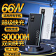 品陸【國家3C認證】充電寶移動(dòng)電源超級快充便攜小巧可登機大容量適用華為手機蘋(píng)果PD快充20000毫安時(shí) 炫酷黑【66W超級快充】提速600% 適用于華為手機蘋(píng)果OPPO一加vivo小米安卓