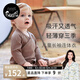 nest designs嬰兒連體衣春夏季竹纖維長(zhǎng)袖新生兒寶寶衣服家居服睡衣 漿果紫-長(zhǎng)袖開(kāi)襟款 73cm （建議身高66-75cm）