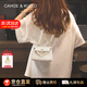 CAHOE KULLO官方凱莉包包女款輕奢2025新款品牌女士斜挎手提包七夕情人節(jié)禮物 米白-CK女包送女朋友老婆閨蜜生日情人節(jié)禮物