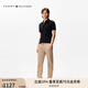 TOMMY HILFIGER男裝經(jīng)典商務(wù)通勤松緊腰微彈直筒合身西褲長褲休閑褲23707 卡其色AEG(抽繩款) -直筒-正常拍 32 （2.5尺）