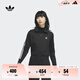 adidas經(jīng)典復(fù)古運動立領(lǐng)夾克外套女裝春季阿迪達(dá)斯官方三葉草 黑色(推薦選大一碼)   XS