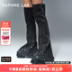 DAPHNE LAB程瀟陳粒同款DaphneLabxDIDU方糖過(guò)膝靴聯(lián)名時(shí)裝周秀款褲管靴子女 牛仔水鉆款 【小褲管】 37