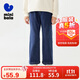 迷你巴拉女童褲子2025春新品寶寶甜美喇叭彈力長(cháng)褲【軟牛仔】