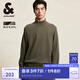 杰克·瓊斯（JACK&JONES）男裝秋冬新款時(shí)尚寬松半高領(lǐng)針織衫靜奢風(fēng)羊毛衫內(nèi)搭打底衫毛衣男 E08 橄欖綠 XL 185