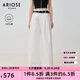 艾諾絲雅詩(shī)【商場(chǎng)同款】2025夏季新品匹馬棉100%棉女休閑褲垂感長(zhǎng)褲40433023 白色 L