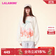 拉拉波波春新品純棉可愛(ài)水果休閑衛衣女寬松套頭圓領(lǐng)上衣LBDA-WSTS45 米色 M
