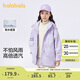 巴拉巴拉童裝女童棉衣套裝冬裝中大童兒童棉服兩件套搖粒絨潮208424106002