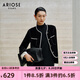 艾諾絲雅詩(shī)【商場(chǎng)同款】春秋新品氣質(zhì)簡(jiǎn)約小香風(fēng)絲絨通勤短外套30821040 黑色 L