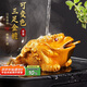 八千行金蟾茶寵擺件高端變色可養(yǎng)吸財(cái)招財(cái)茶具配件茶桌風(fēng)水精品蟾蜍