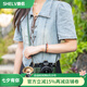 攝侶尼康ZF相機包Z50二代z63代底座殼z6z7二代保護套nikonZ30相機套z5保護殼Z6III半套ZFC皮套肩帶配件 ZF復古綠真皮底座+墊肩牛皮肩帶
