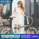 大行（DAHON）D7折疊自行車20英寸7速復(fù)古成人休閑通勤運動單車自行車HAC072 橄欖綠