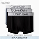 Calvin Klein內(nèi)衣【七夕禮物】25夏男士三條裝ck低腰順滑防夾臀內(nèi)褲男NP2775O 5RN-太空黑/太空黑/炭灰 3條 L