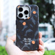 麗銘 適用蘋果16promax手機(jī)殼磨砂磁吸iPhone15新款潮酷涂鴉外殼14Pro小眾高級(jí)感13全包氣囊防摔保護(hù)套 【黑色】潮酷涂鴉+膚感磨砂磁吸 iPhone 16Pro【6.3寸】