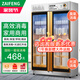 在豐商用消毒柜家用立式大容量不銹鋼大型酒店廚房餐具雙開門消毒碗柜 850CX鋼+雙門經(jīng)典1.55米高10層