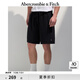 ABERCROMBIE & FITCH【毛圈布短褲】男裝25夏季新款經(jīng)典小麋鹿衛(wèi)褲短褲KI128-5077 黑色 2XL (185/104A)