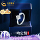 中國黃金一吻定情鉆石戒指女求婚鉆戒七夕情人節(jié)禮物送女友老婆生日 一吻定情鉆石戒指3分-玫瑰禮盒