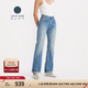Levi's李維斯匠心丹寧日本制女士美式復(fù)古時(shí)尚直筒淺色牛仔長(zhǎng)褲 淺藍(lán)色 27 30