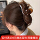 向晚發(fā)夾發(fā)抓設(shè)計(jì)感線條發(fā)夾女后腦勺盤發(fā)發(fā)夾抓夾女高級(jí)感鯊魚夾頭飾