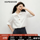 紅袖休閑職業(yè)襯衫2025夏秋新款女裝翻領(lǐng)氣質(zhì)百搭顯瘦獨特氣質(zhì)通勤上衣 本白001 M