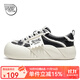 飛躍（Feiyue）休閑鞋女鞋2024秋季新款簡約厚底大頭鞋百搭舒適面包鞋潮流鞋子女 黑色 37