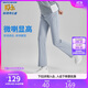 Skechers斯凱奇兒童喇叭褲女童緊身高腰夏季防曬兒童高彈運動(dòng)褲P323G052