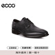 愛步（ECCO）男士皮鞋 商務正裝皮鞋德比鞋男 適途512734 01001黑色 41 