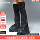 DAPHNE LAB程瀟陳粒同款DaphneLabxDIDU方糖過(guò)膝靴聯(lián)名時(shí)裝周秀款褲管靴子女 牛仔水鉆款 【小褲管】 37